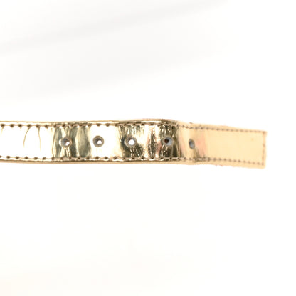 Givenchy Metallic Nappa Ankle Strap Sandals 40 Gold 9 of 21