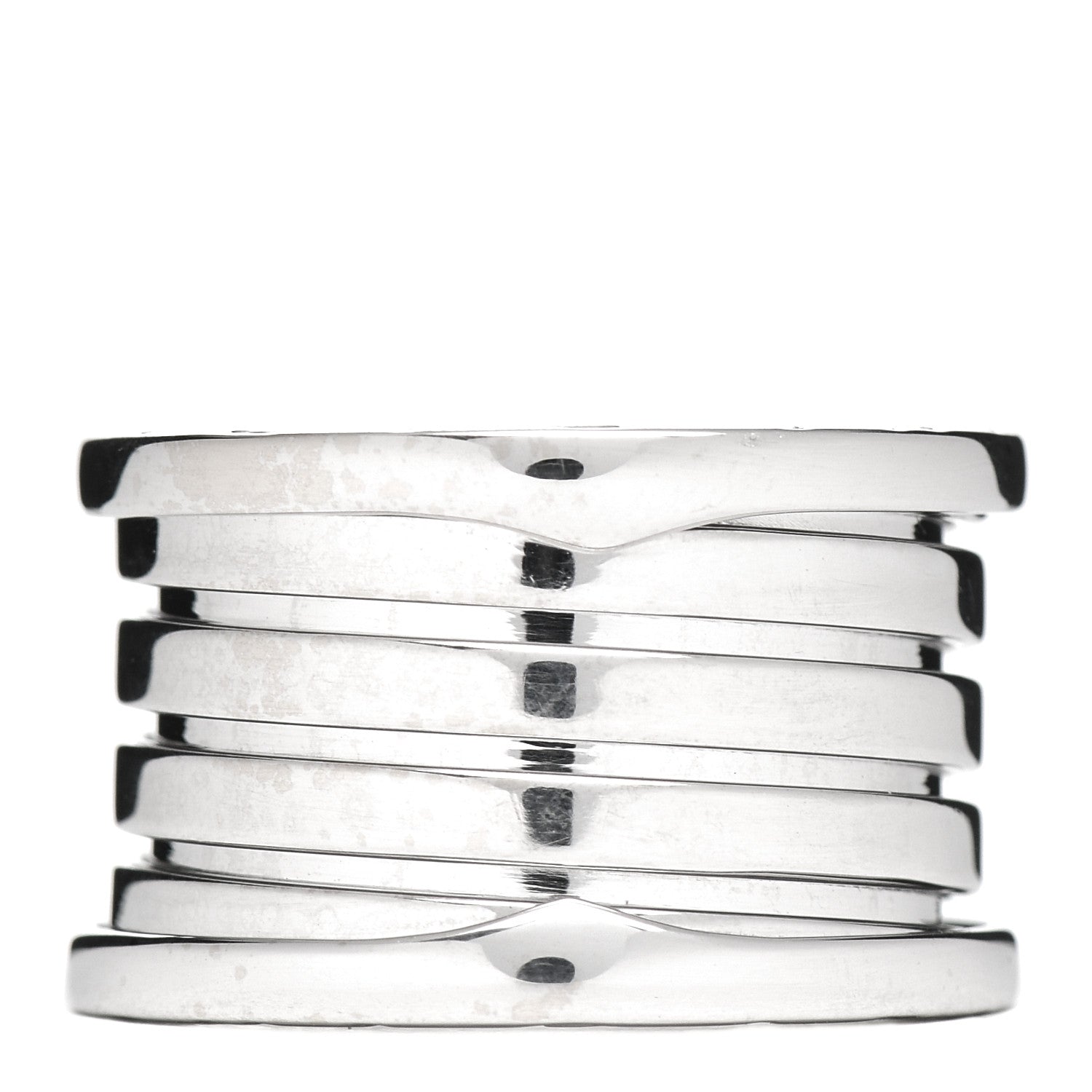 Bulgari 18K White Gold B.Zero1 Five-Band Ring 52 6 1 of 6