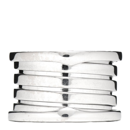 Bulgari 18K White Gold B.Zero1 Five-Band Ring 52 6 1 of 6