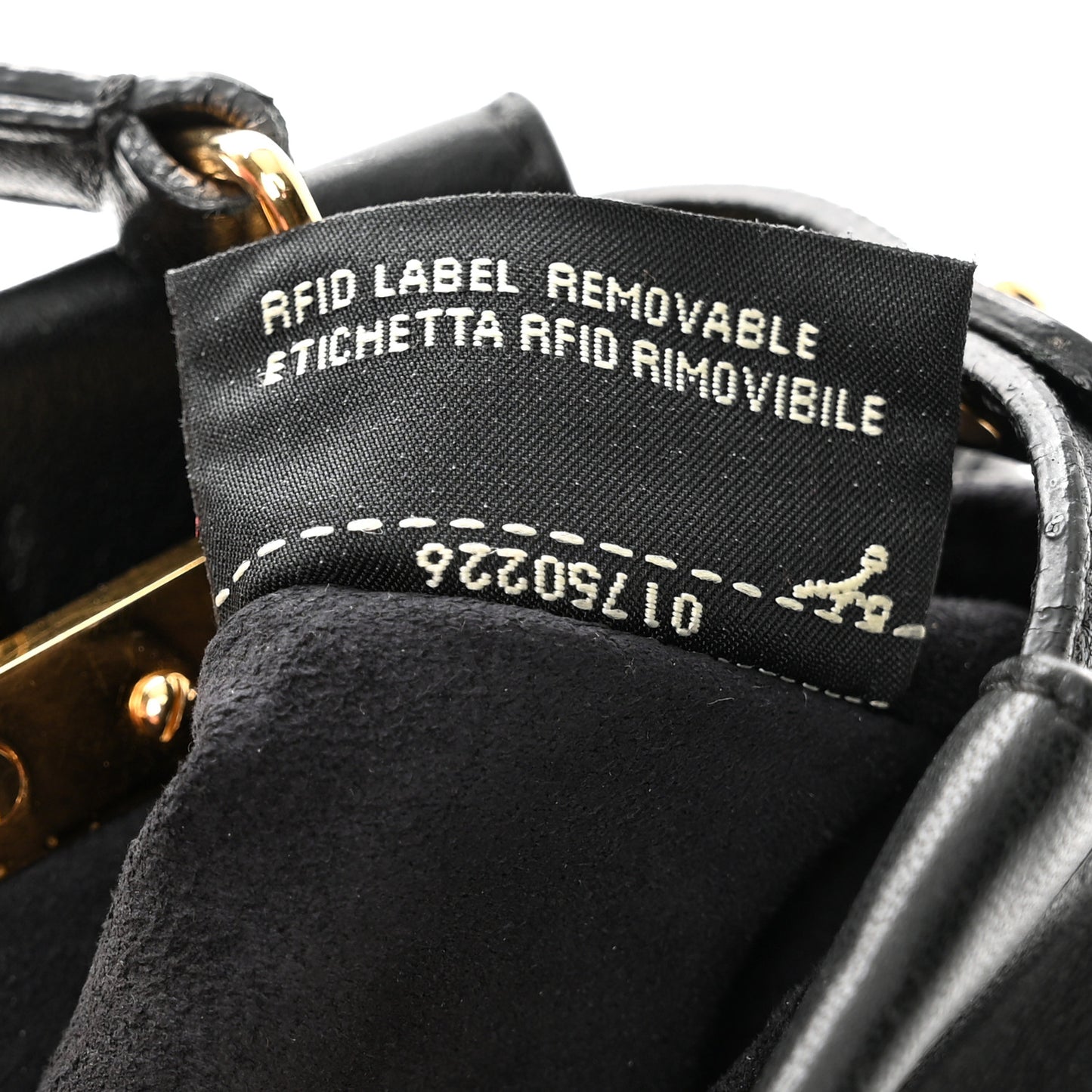 Nappa Micro Peekaboo Iconic Satchel Black