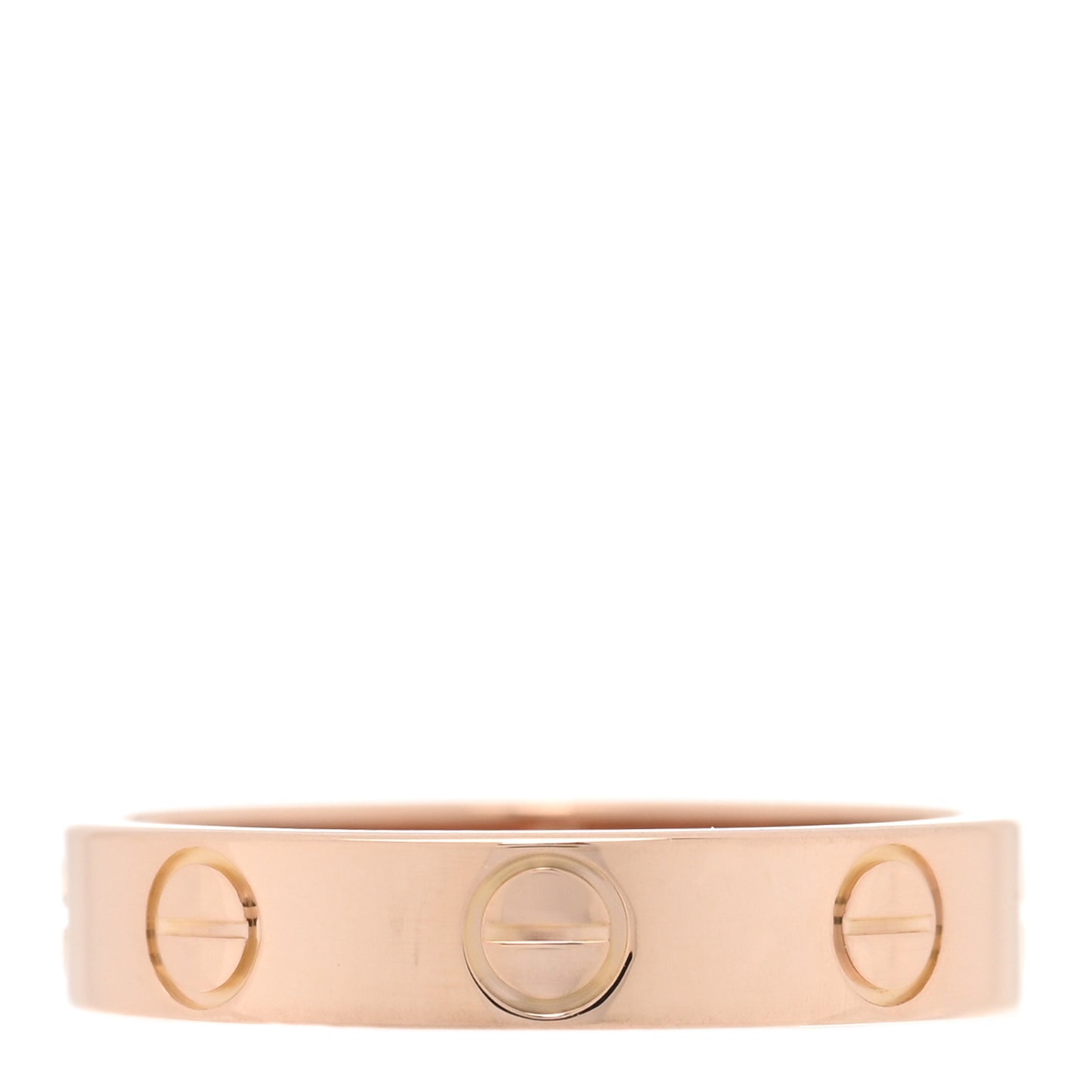 18K Pink Gold 3.5mm LOVE Ring 48 4.5