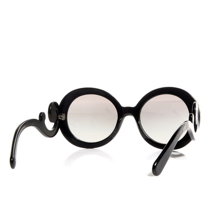 Prada Baroque Sunglasses SPR 27N Black 2 of 5