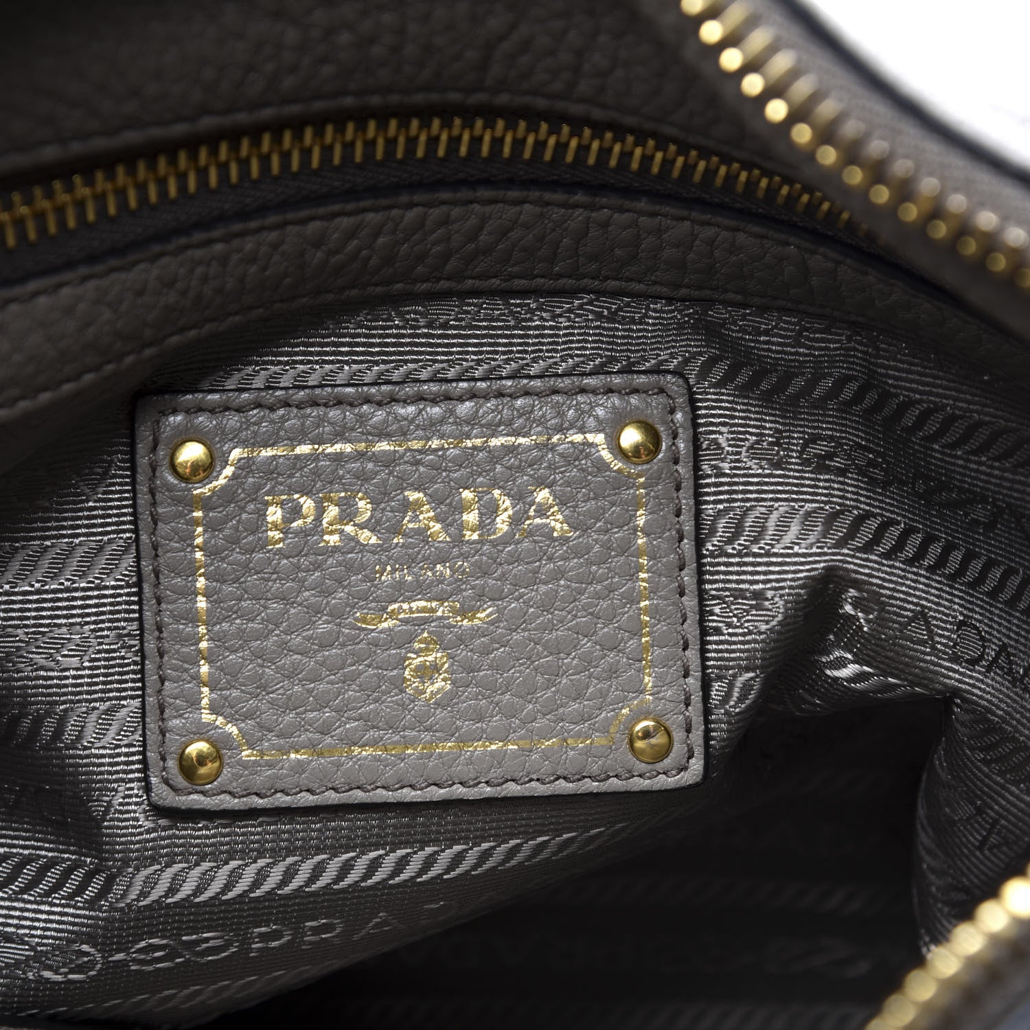 Prada Vitello Phenix Shoulder Bag Argilla 5 of 11
