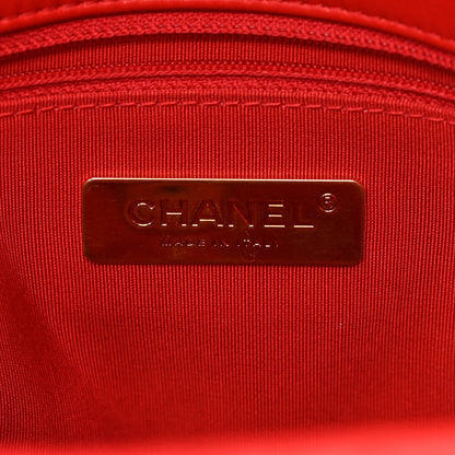 Chanel Jersey Lambskin Quilted Large Chanel 19 Flap Red 6 of 12