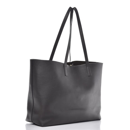 Saint Laurent Calfskin Large Shopping Tote Dark Grey 4 of 8