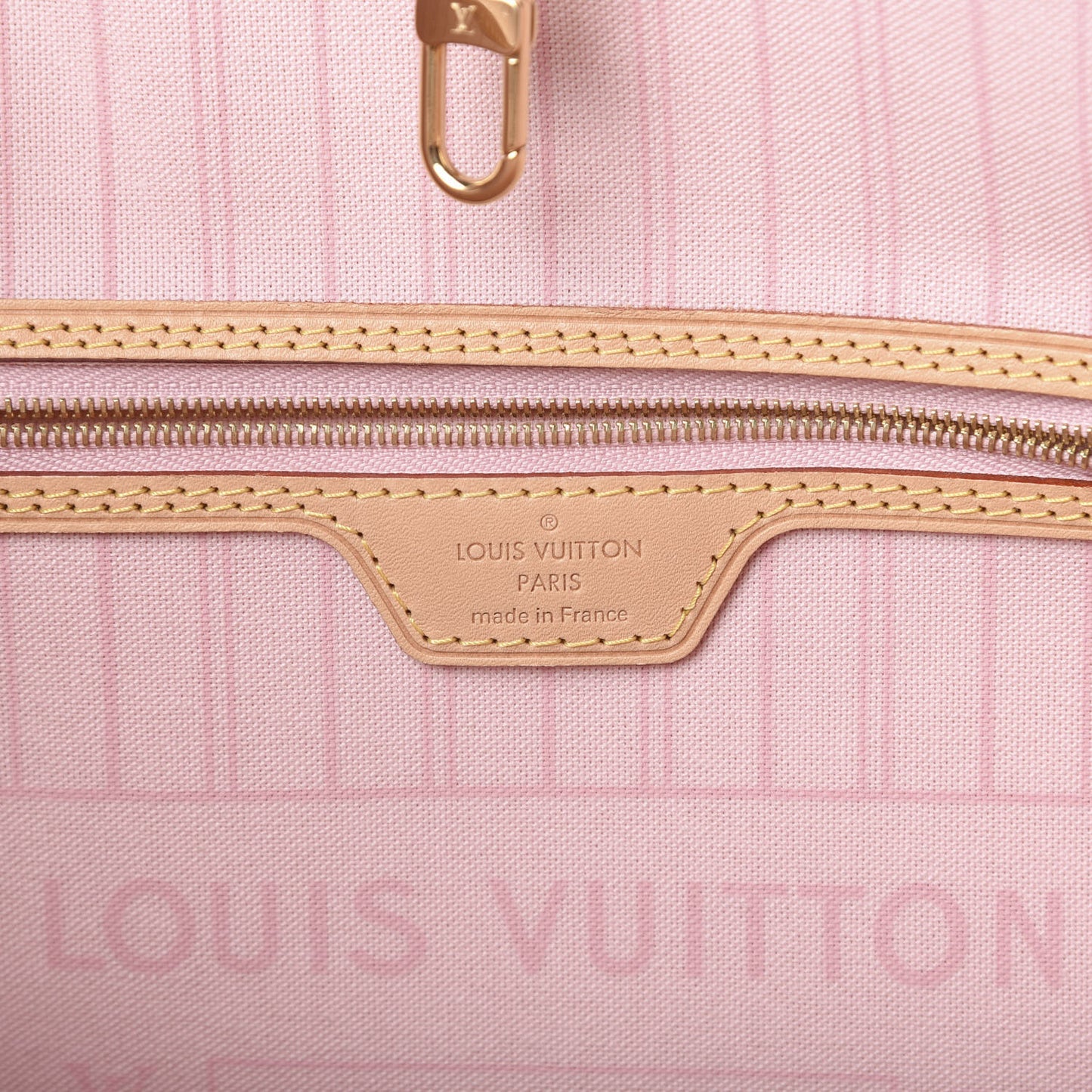 Damier Azur Neo Neverfull MM Rose Ballerine