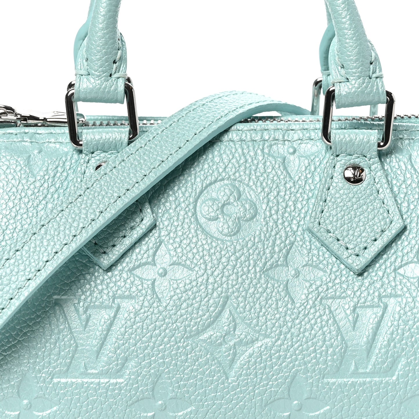 Empreinte Monogram Nano Speedy Pearly Lagoon Turquoise