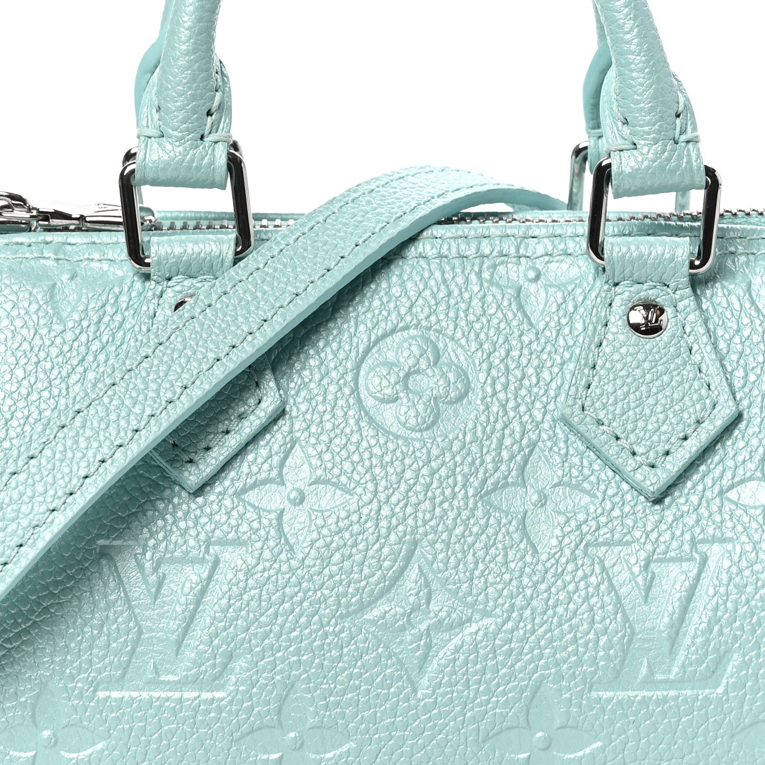 Louis Vuitton Empreinte Monogram Nano Speedy Pearly Lagoon Turquoise 7 of 9