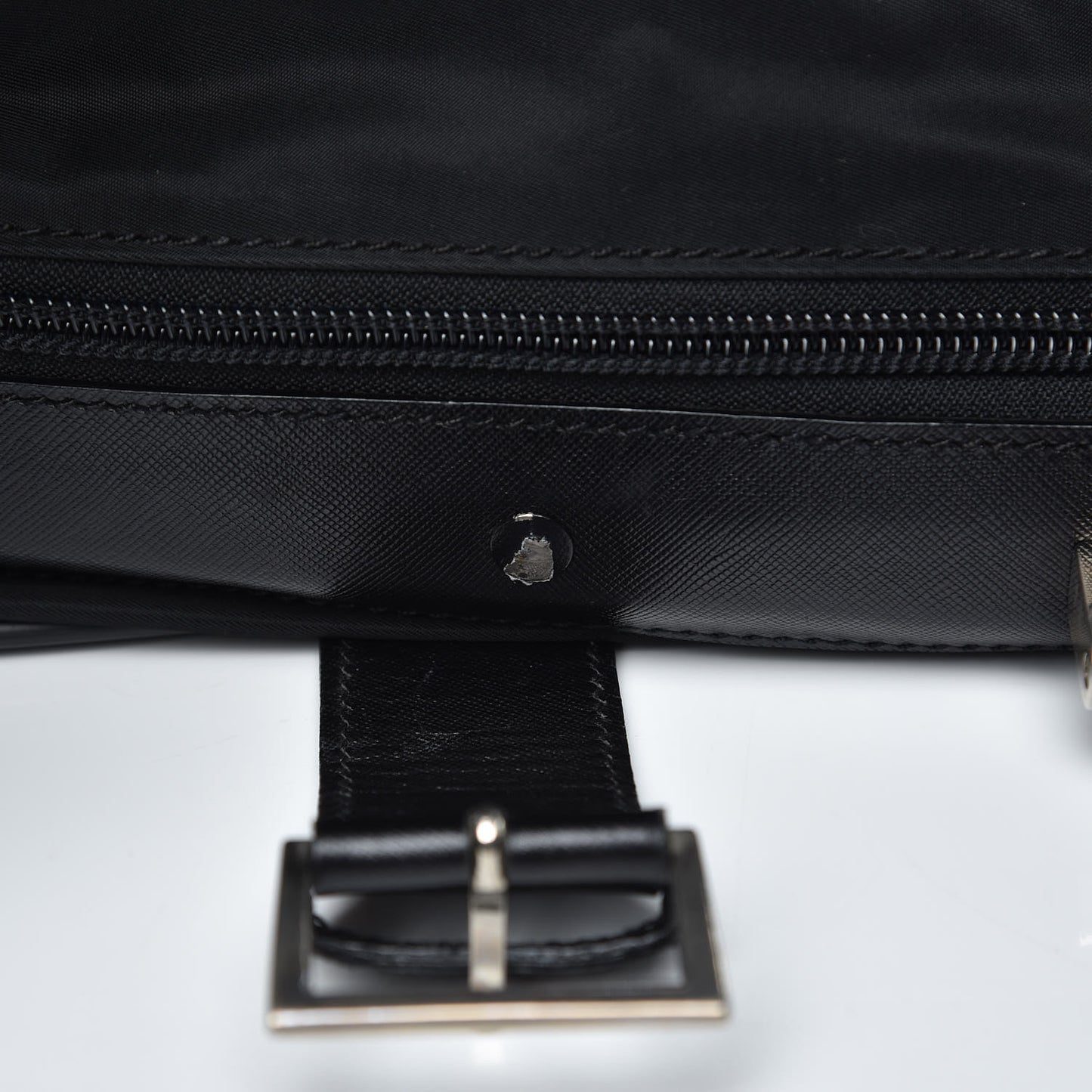 Tessuto Nylon Saffiano Luggage Black