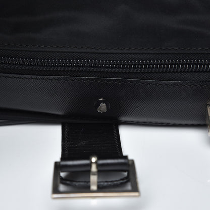 Prada Tessuto Nylon Saffiano Luggage Black 11 of 19