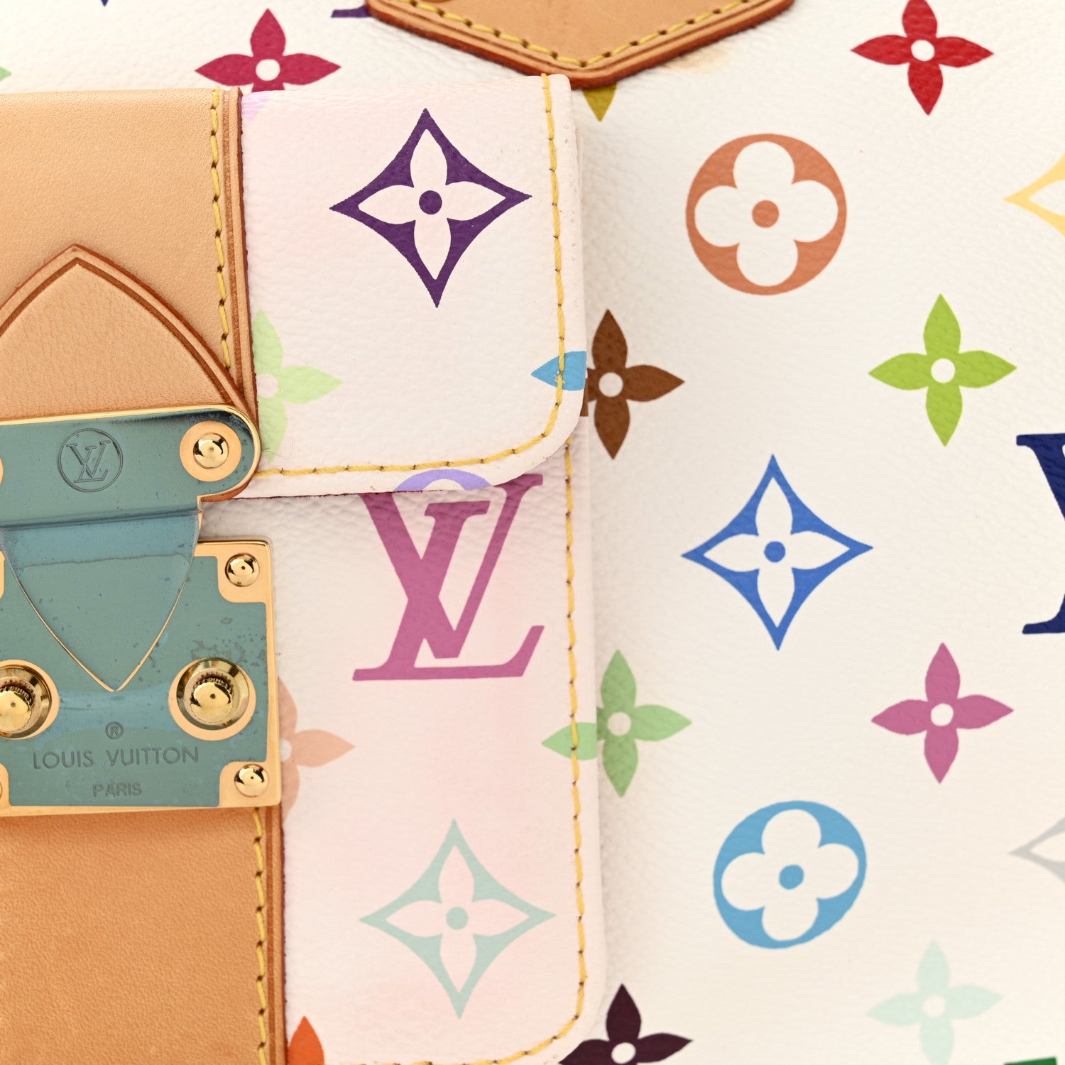 Louis Vuitton Monogram Multicolor Speedy 30 White 11 of 14