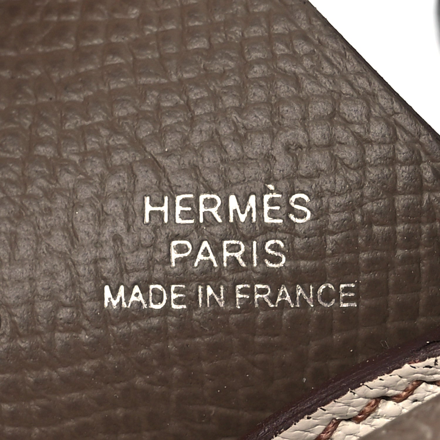 Hermes Epsom Swift Chevre Mysore Birdy Bag Charm Etoupe Nata Biscuit Rouge Sellier Black 3 of 6