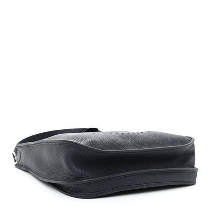 Hermes Taurillon Clemence Evelyne III GM Bleu Nuit 4 of 12
