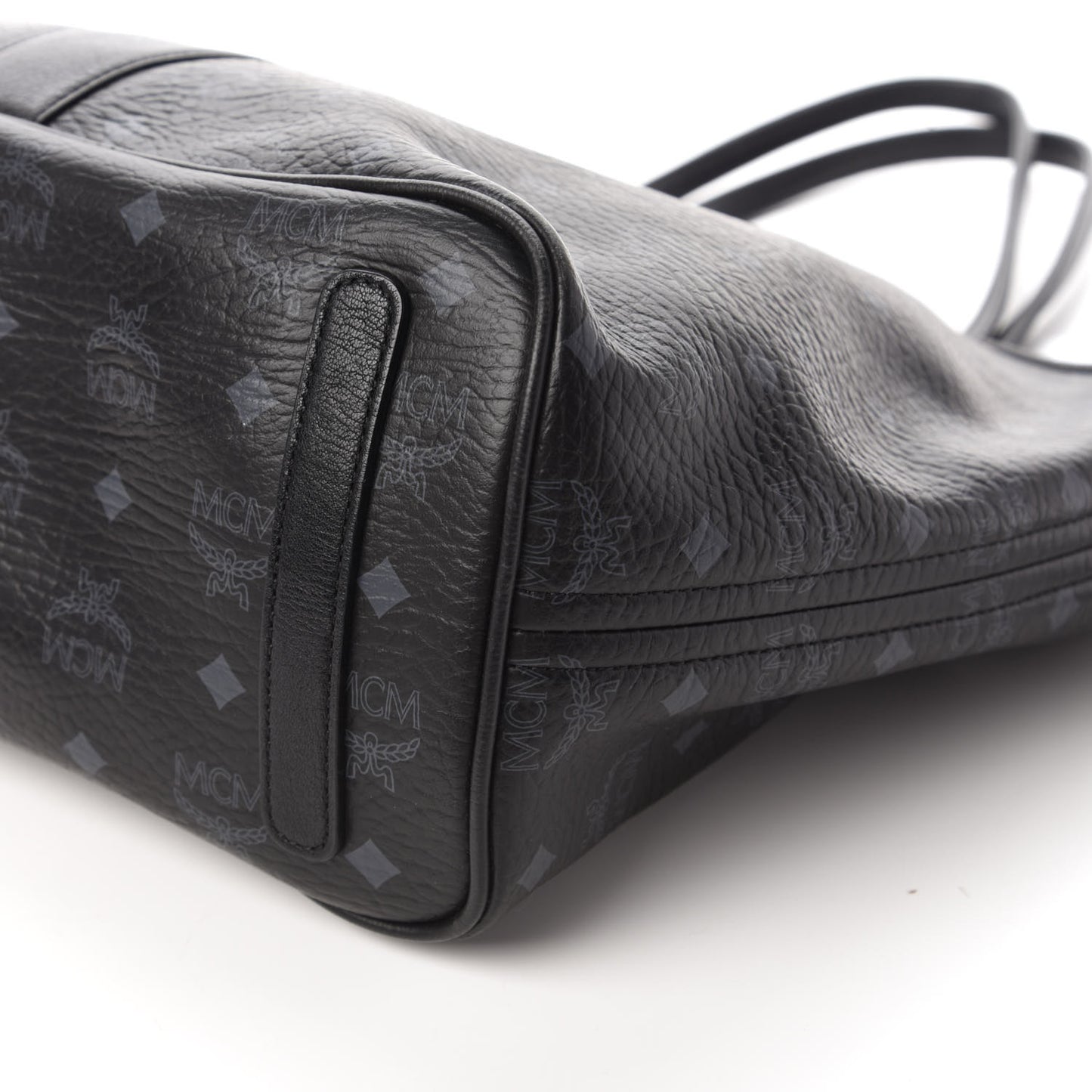 Visetos Medium Liz Reversible Shopper Tote Black