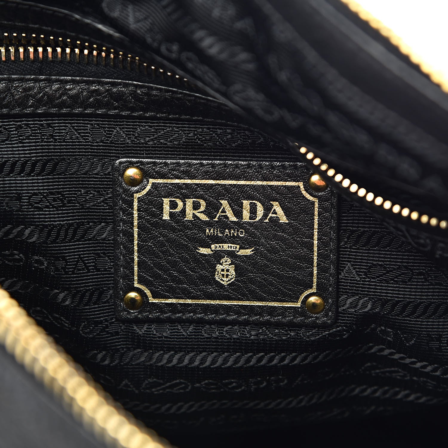 Prada Vitello Daino Shopping Satchel Black 6 of 12