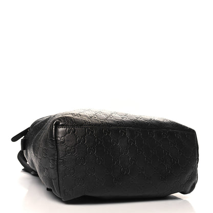Gucci Guccissima Medium Classic Backpack Black 4 of 11