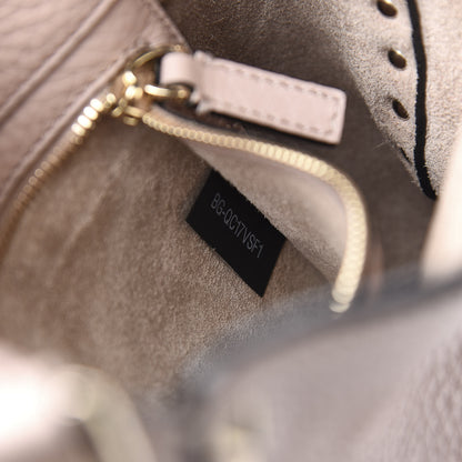 Valentino Garavani Pebbled Calfskin Mini Rockstud Flip-Lock Messenger Bag Poudre 6 of 9