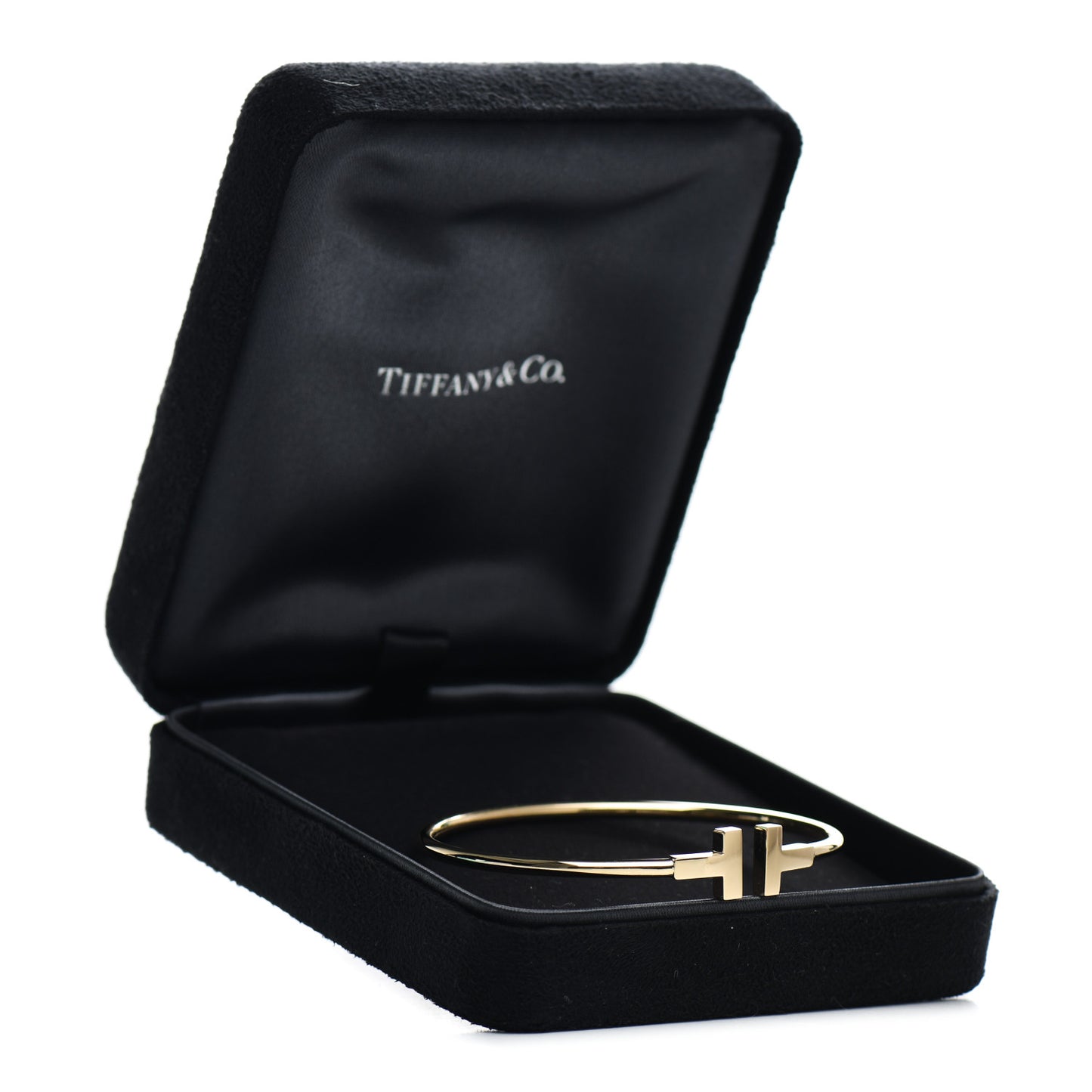 18K Yellow Gold T Wire Bracelet