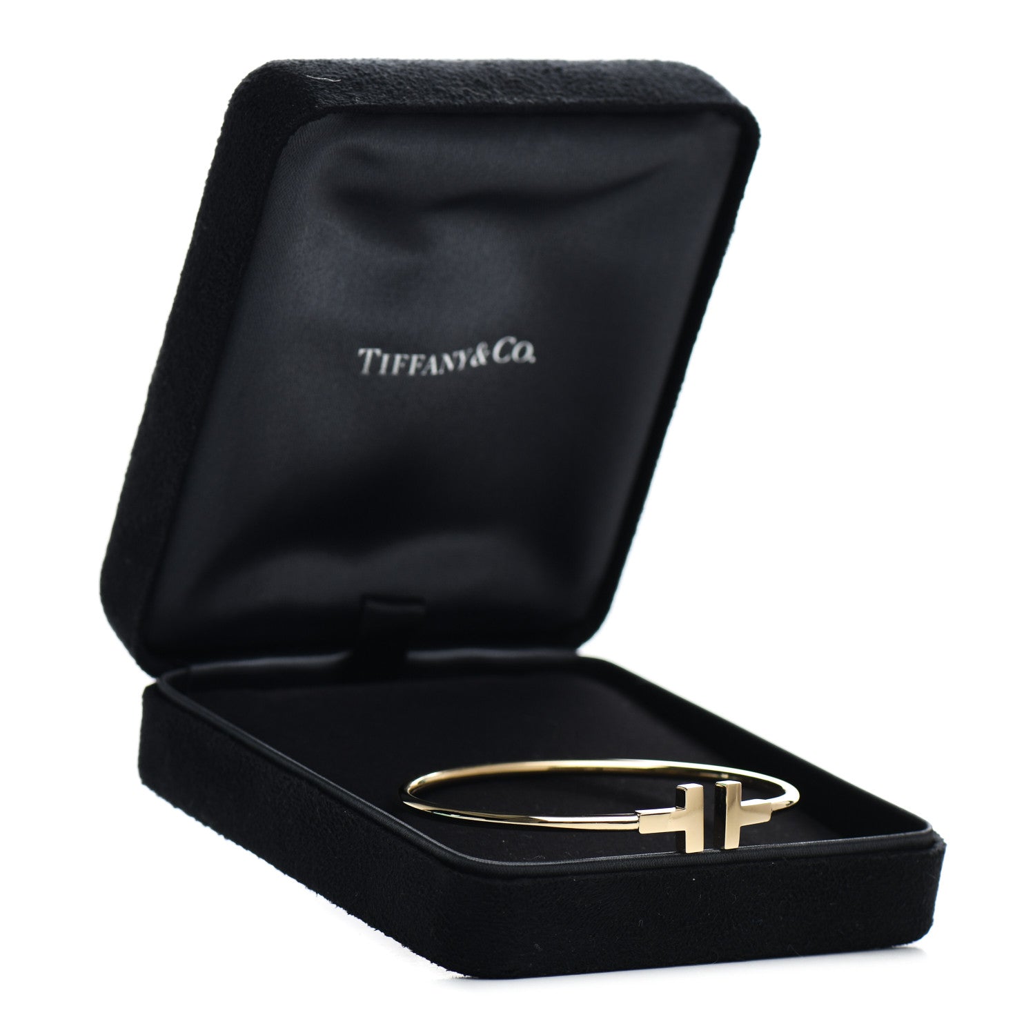 Tiffany 18K Yellow Gold T Wire Bracelet 4 of 4
