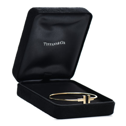 Tiffany 18K Yellow Gold T Wire Bracelet 4 of 4