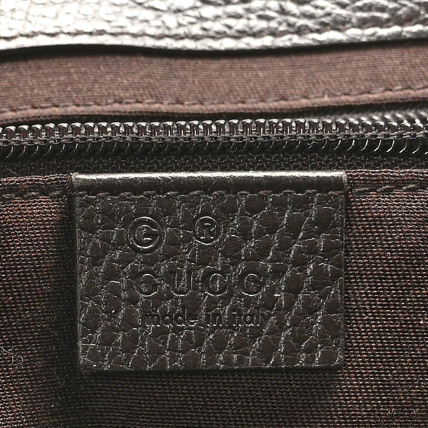 Monogram Large Flap Messenger Bag Beige Dark Brown