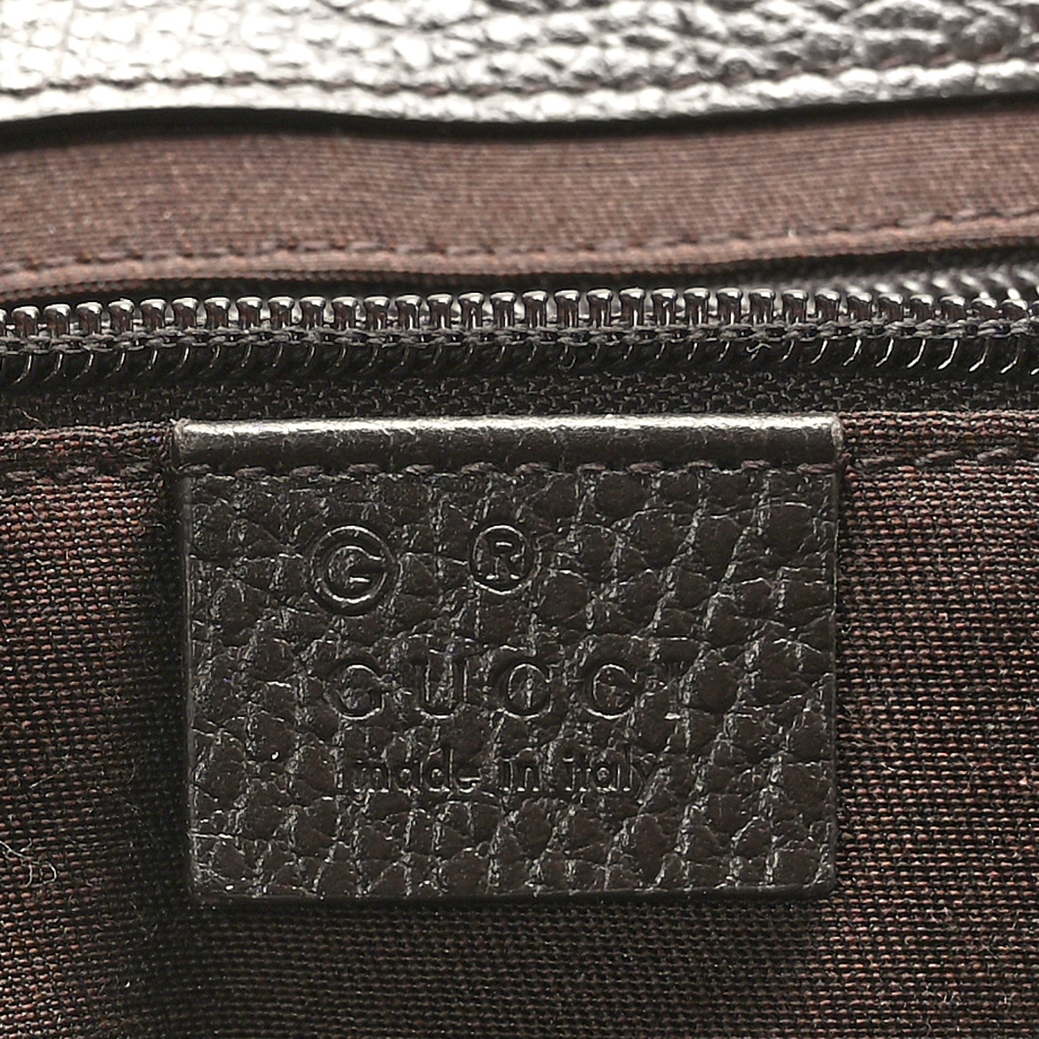 Gucci Monogram Large Flap Messenger Bag Beige Dark Brown 6 of 9