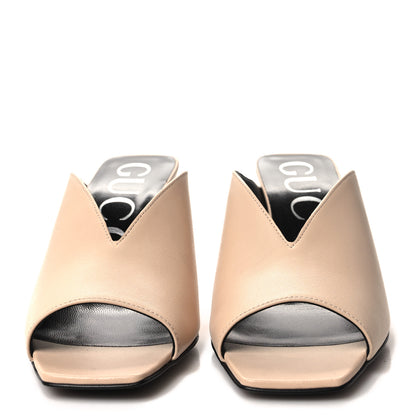 Gucci Malaga Kid Square G Slide Sandals 35.5 Skin Rose 2 of 9
