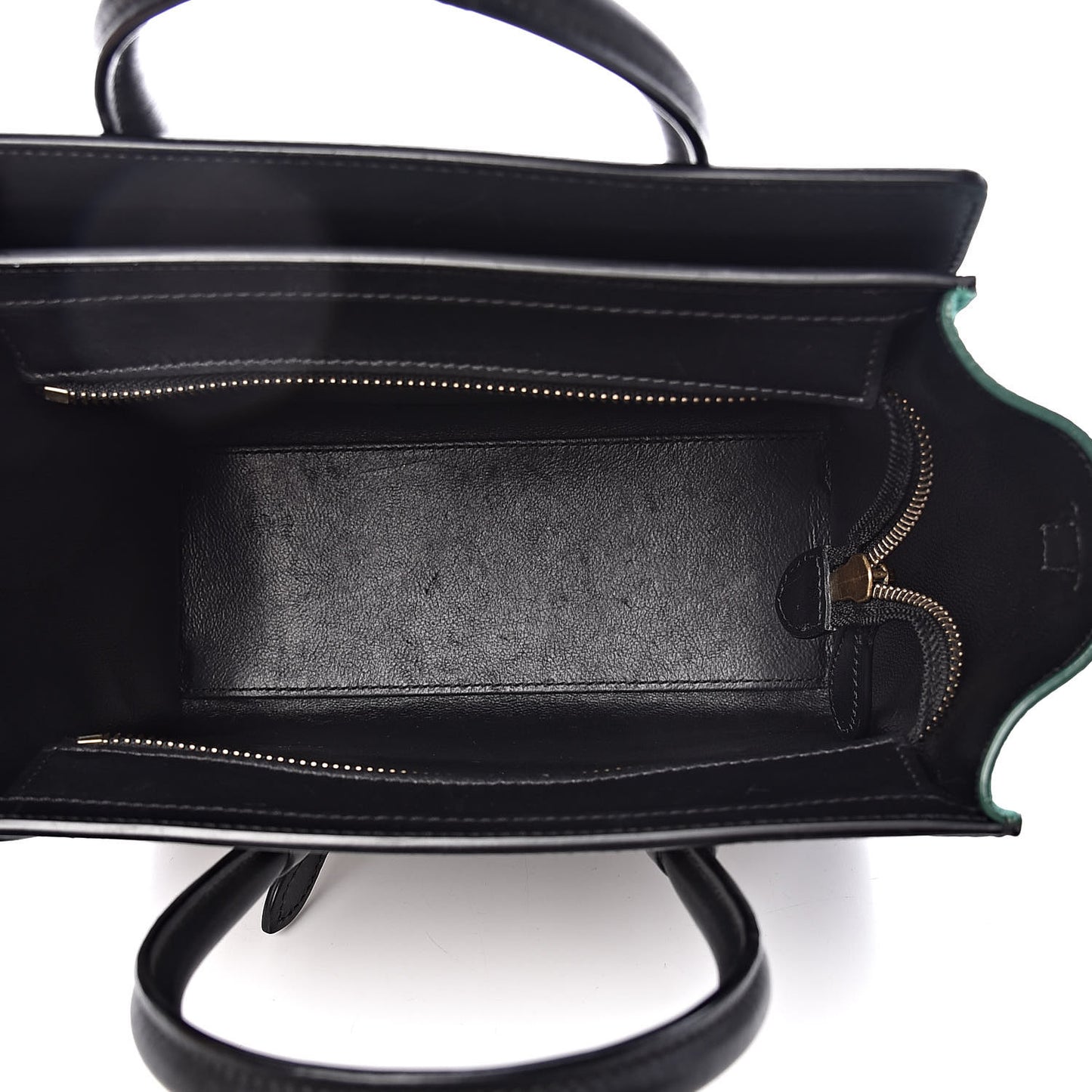 Smooth Calfskin Nubuck Nano Tri-Color Luggage Palm