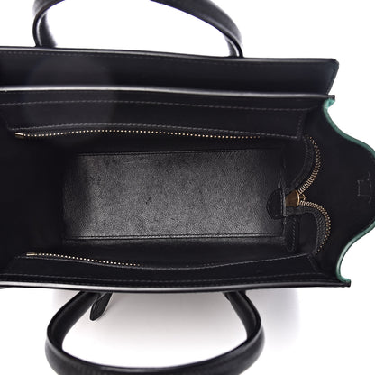 Celine Smooth Calfskin Nubuck Nano Tri-Color Luggage Palm 5 of 16