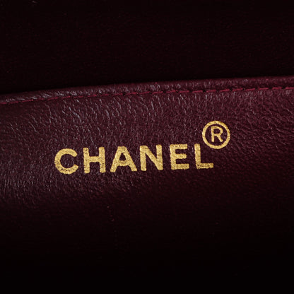 Chanel Lambskin Quilted XL Jumbo Single Flap Black 6 of 10