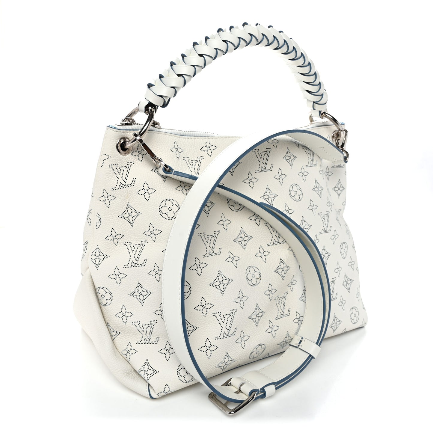 Mahina Beaubourg Hobo MM Snow Orage Blue