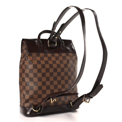 Louis Vuitton Damier Ebene Soho Backpack 3 of 13