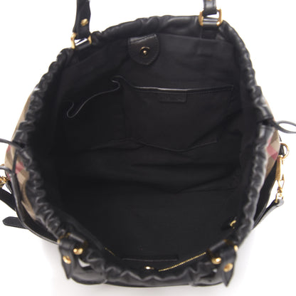 Burberry Calfskin House Check Big Crush Black 5 of 10