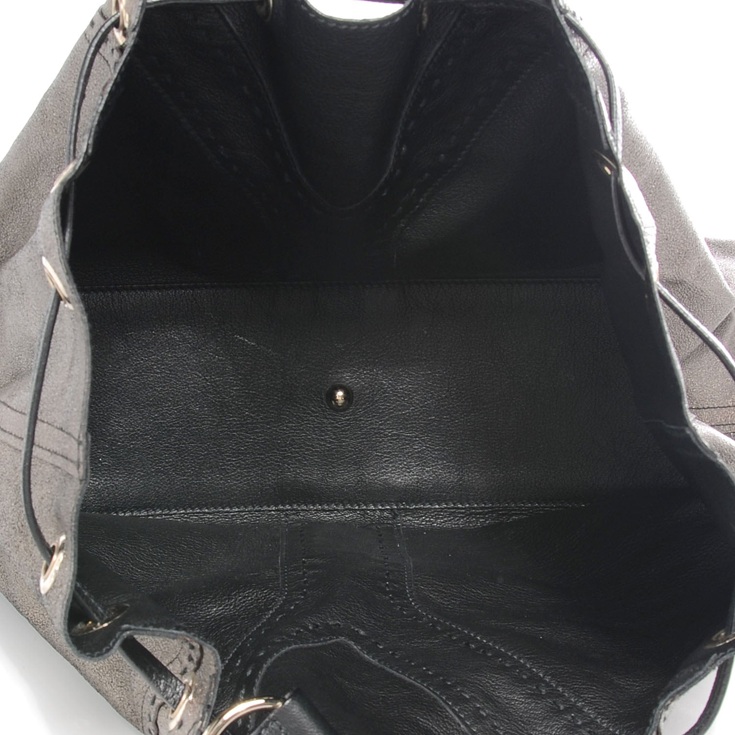 Saint Laurent Leather Reversible Double Sac Y Tote Black Bronze 12 of 25