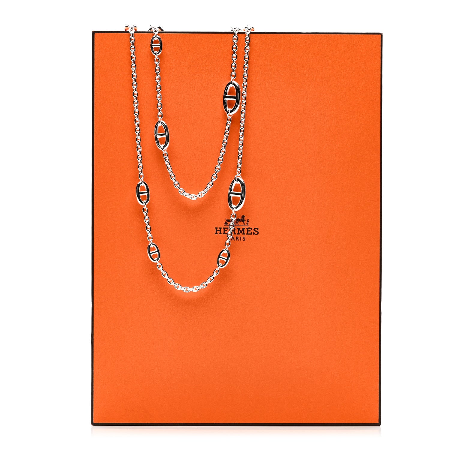Hermes Sterling Silver Farandole Necklace 120 6 of 6