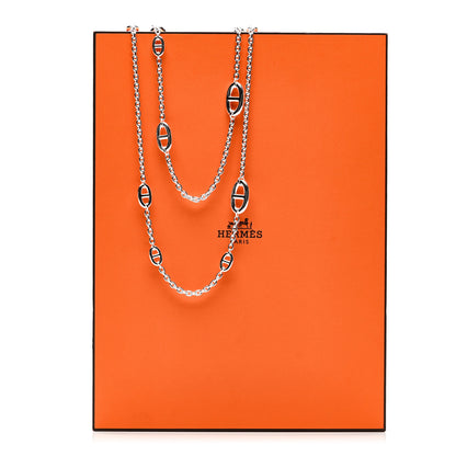 Hermes Sterling Silver Farandole Necklace 120 6 of 6