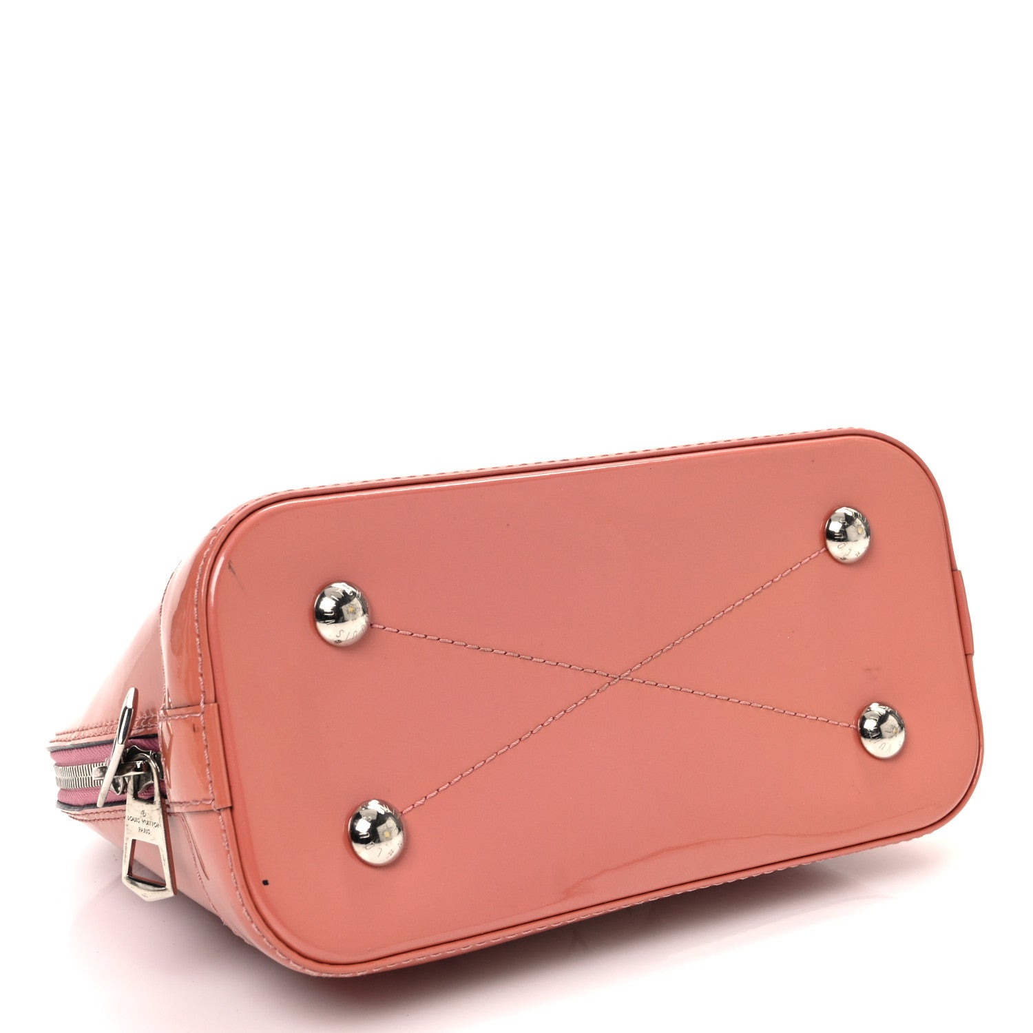 Louis Vuitton Patent Monogram Alma BB  Rose Blush 4 of 18