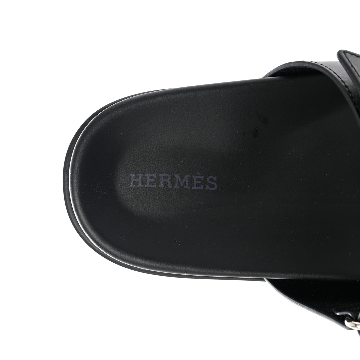Calfskin Womens Chypre Sandals 38 Black