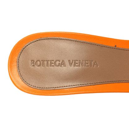 Bottega Veneta Lambskin Stretch Mule Sandals 39 Tangerine 7 of 8