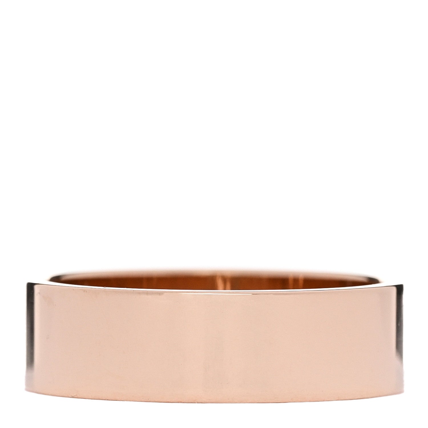 Hermes 18K Rose Gold Diamond PM H D'Ancre Ring 53 6.5 3 of 5