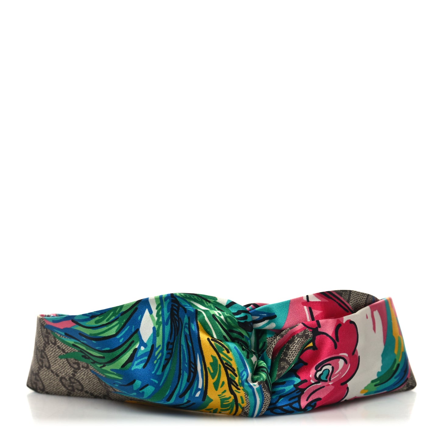 Silk Monogram Chinese New Year Rooster Print Headband