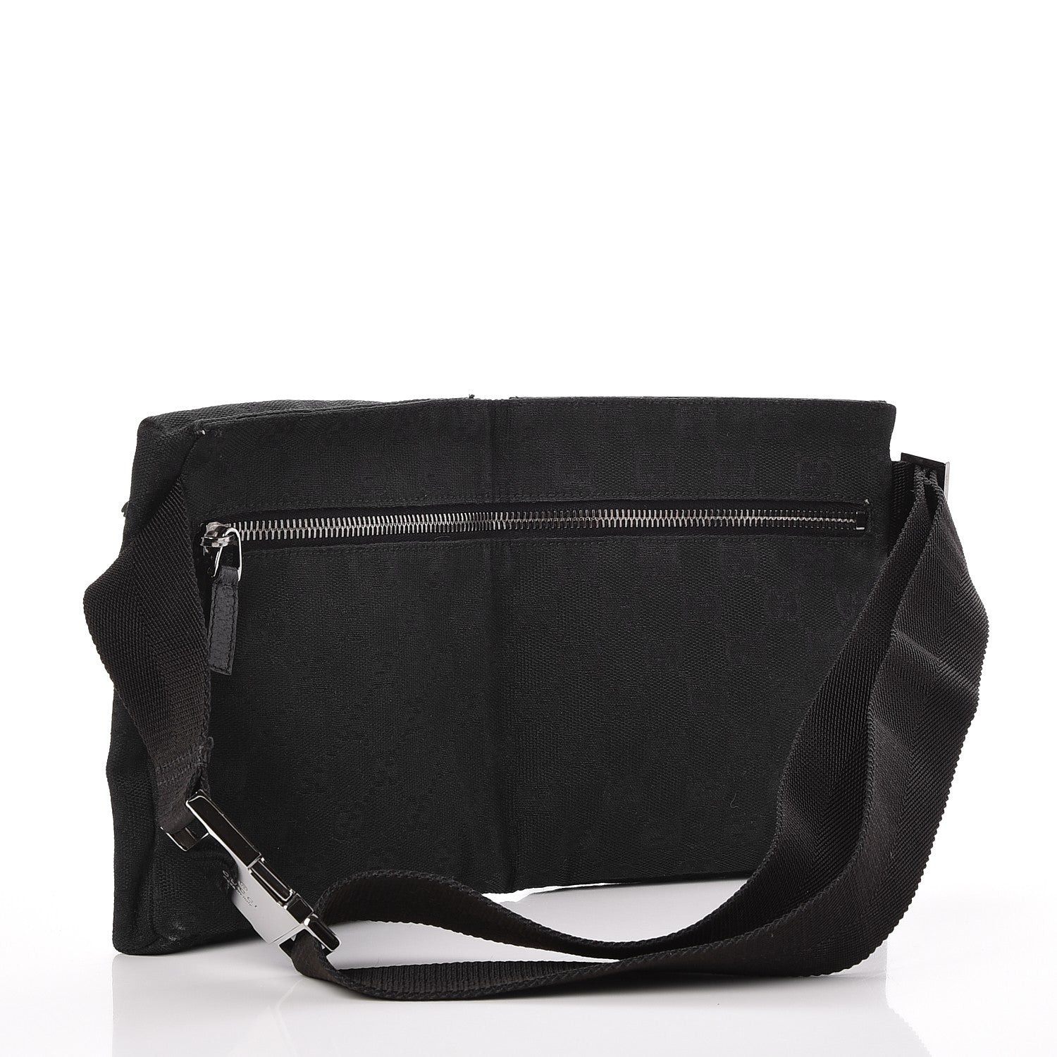 Gucci GG Monogram Double Pocket Belt Bag Black 3 of 8