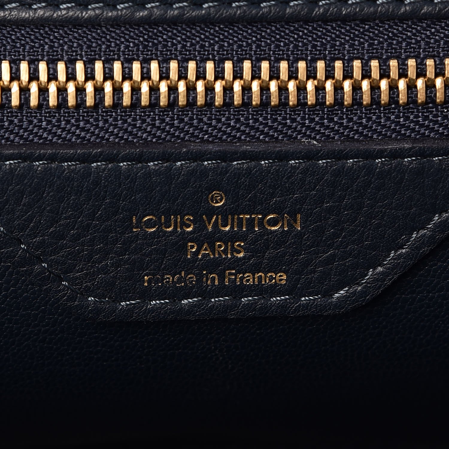 Louis Vuitton Ostrich Python Majestueux Tote MM Blue 6 of 7