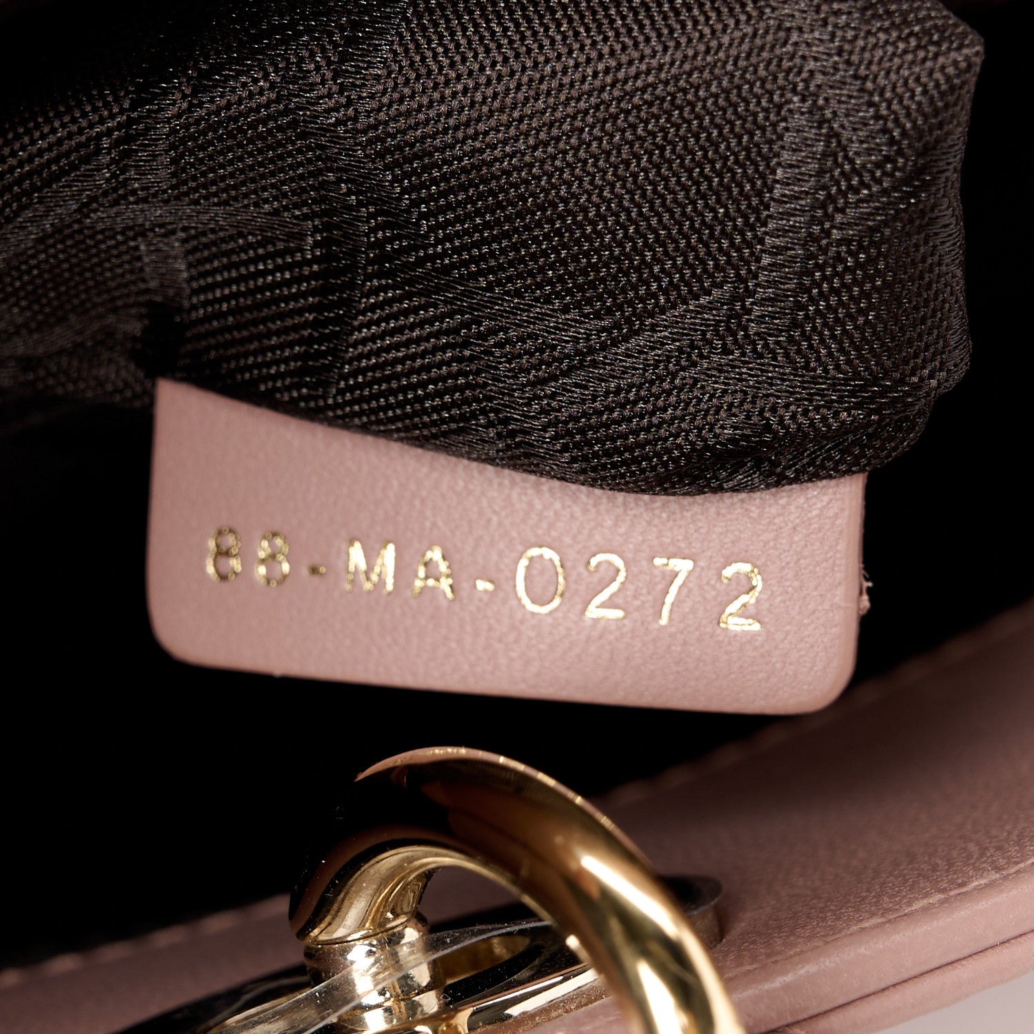 Christian Dior Lambskin Cannage Small My ABCDior Lady Dior Fard 7 of 11
