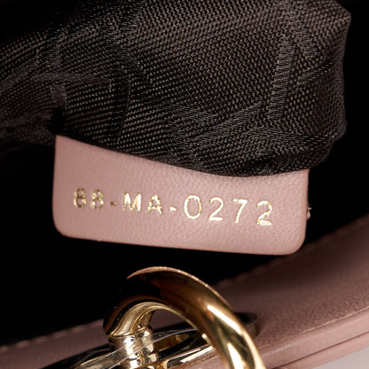 Christian Dior Lambskin Cannage Small My ABCDior Lady Dior Fard 7 of 11