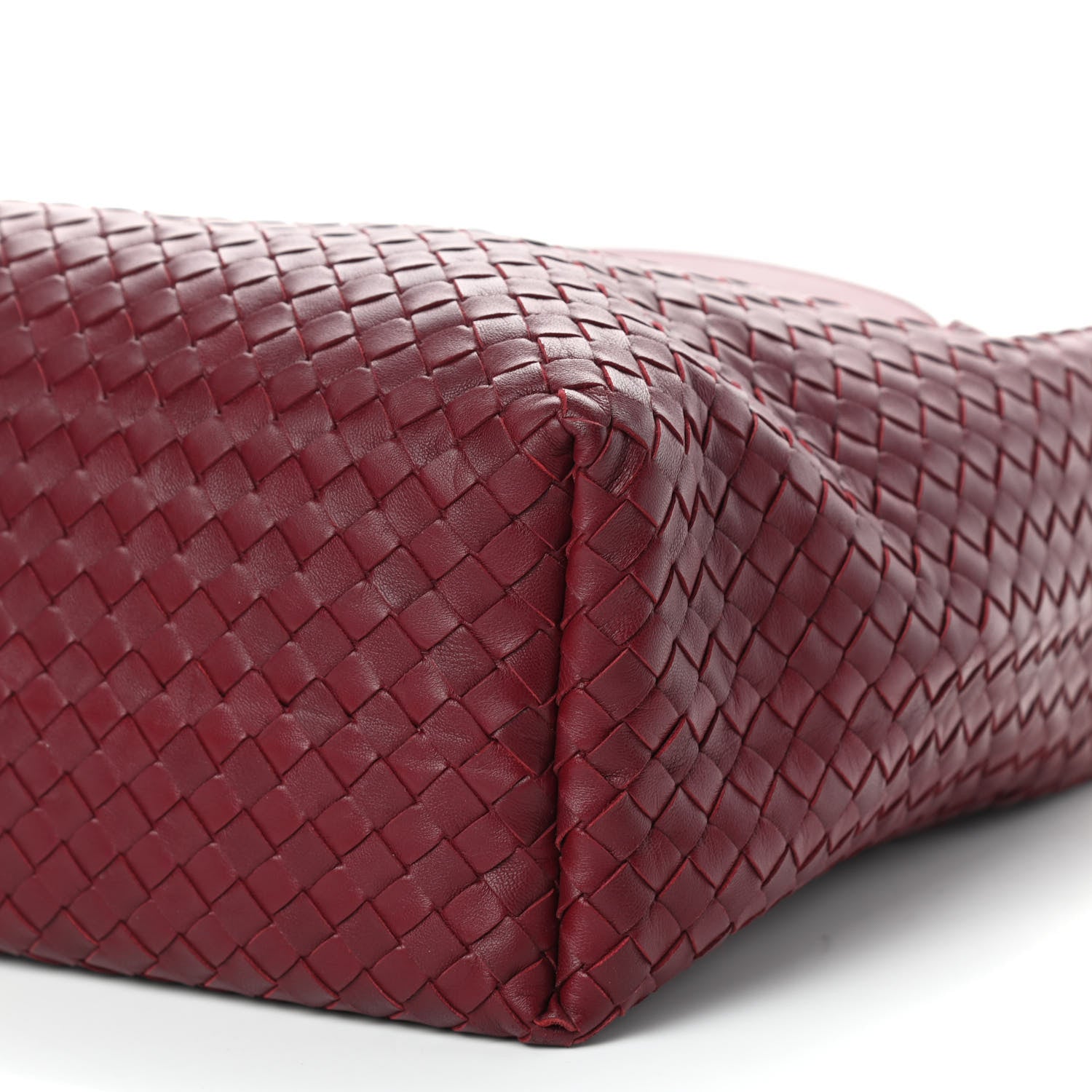 Bottega Veneta Nappa Intrecciato Medium Garda Bag Dark Red 8 of 9