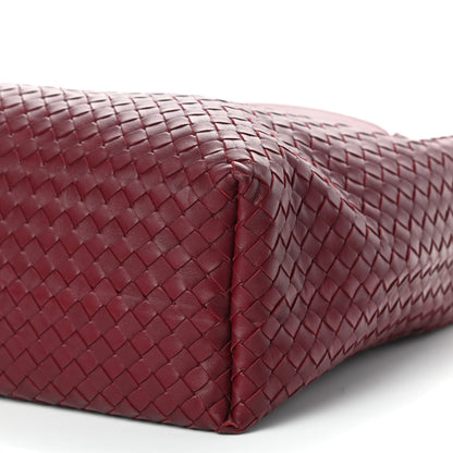 Bottega Veneta Nappa Intrecciato Medium Garda Bag Dark Red 8 of 9