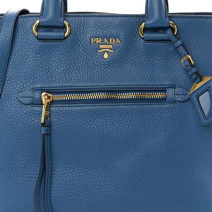 Prada Vitello Daino Shopping Tote Inchiostro 8 of 15
