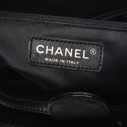 Chanel Caviar Quilted Petit Shopping Tote PST Black 8 of 9