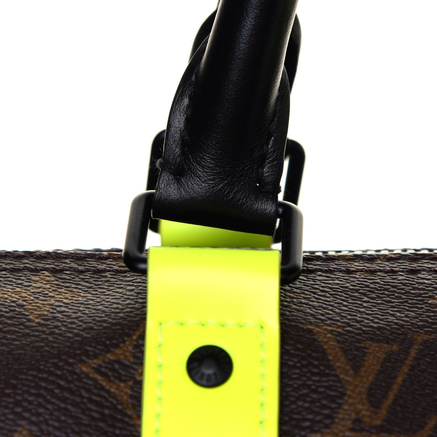 Monogram Macassar Keepall Bandouliere 50 Florescent Yellow